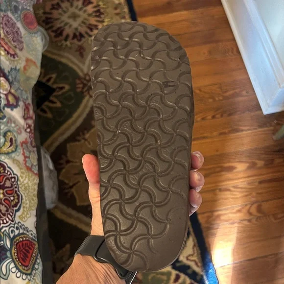 RARE!! Birkenstock DARK BROWN suede “PARIS” Women's Mary Jane’s sz 38 - Picture 10 of 12